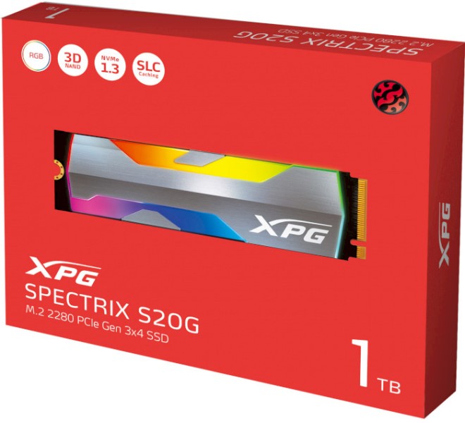 Накопичувач SSD ADATA XPG Spectrix S20G 1TB (ASPECTRIXS20G-1T-C)