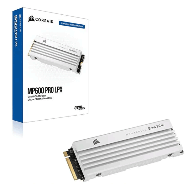 Накопичувач SSD Corsair MP600 PRO LPX White 2TB (CSSD-F2000GBMP600PLPW)