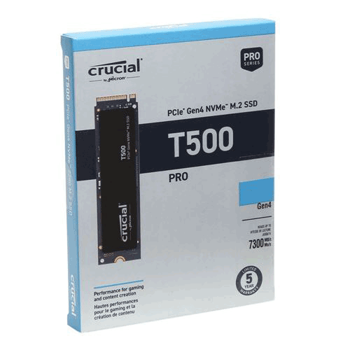 Накопичувач SSD Crucial T500 2TB (CT2000T500SSD8)