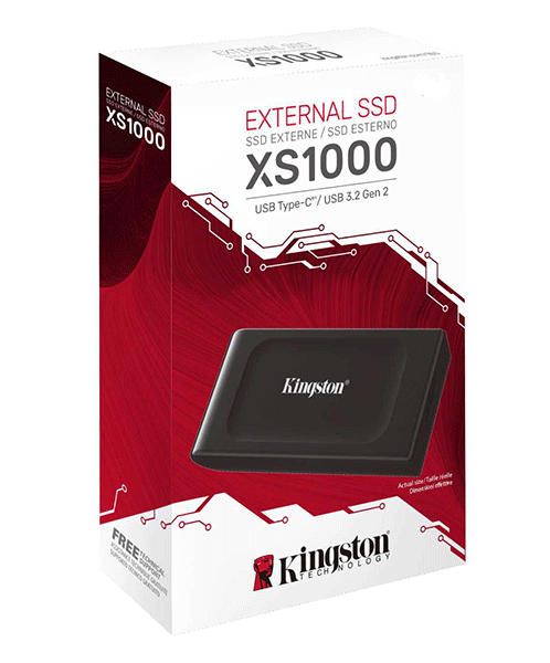 Накопичувач SSD Kingston SSD XS1000 1TB Black (SXS1000/1000G)