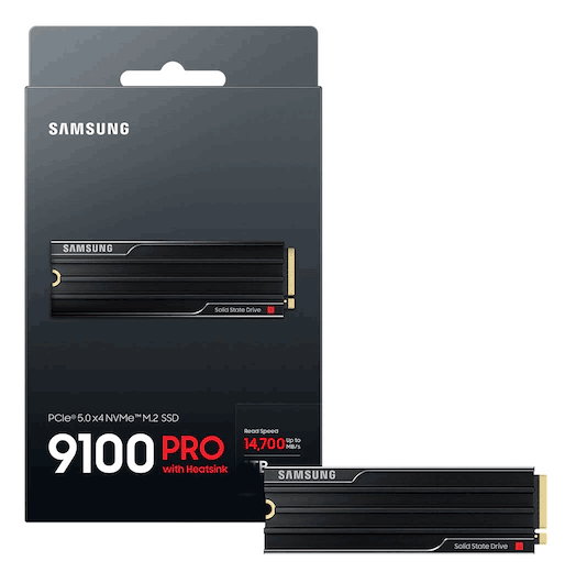 Накопичувач SSD Samsung 9100 PRO w/ Heatsink 1TB (MZ-VAP1T0CW)