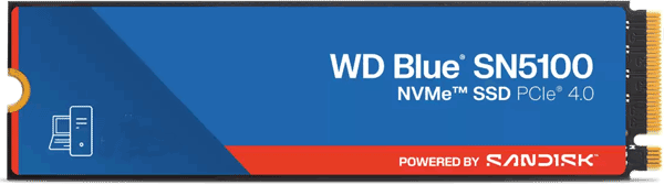 Накопичувач SSD WD Blue SN5100 1 TB (WDS100T5B0E)