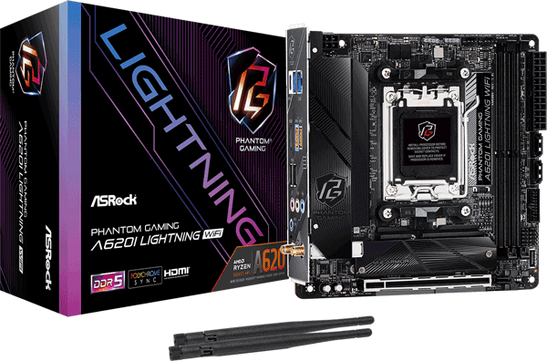 Материнська плата ASRock A620I Lightning WiFi