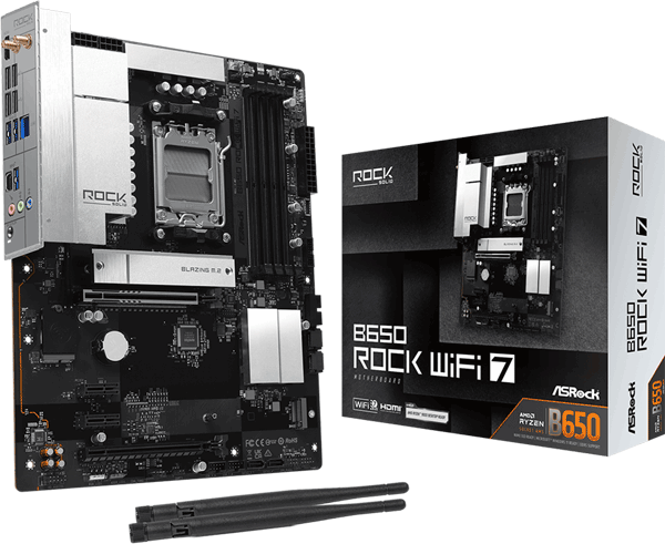 Материнська плата ASRock B650 Rock WiFi7