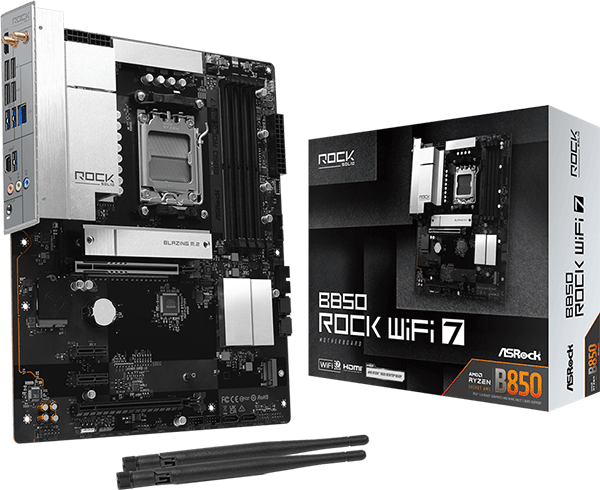 Материнська плата ASRock B850 ROCK WIFI 7