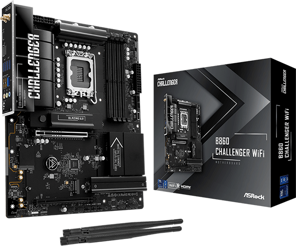 Материнська плата ASRock B860 CHALLENGER WIFI