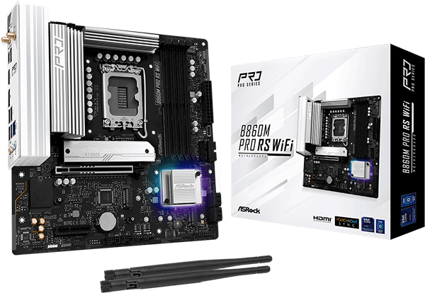 Материнська плата ASRock B860M PRO RS WIFI