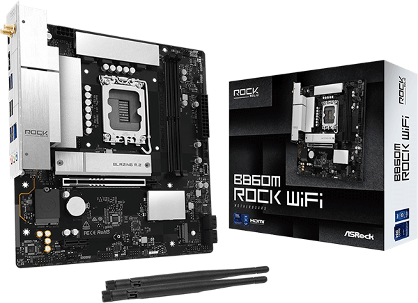 Материнська плата ASRock B860M ROCK WIFI
