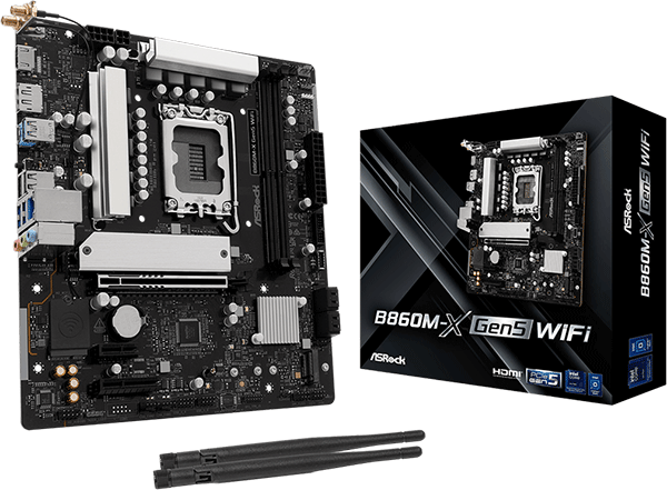 Материнська плата ASRock B860M-X GEN5 WIFI Материнська плата ASRock B860M-X GEN5 WIFI