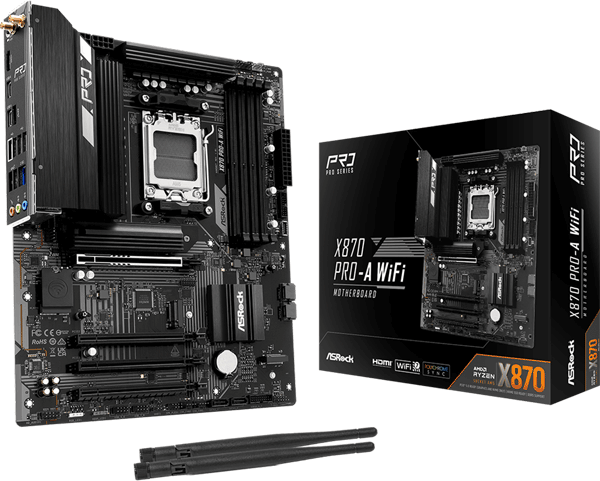 Материнська плата ASRock X870 Pro-A WiFi