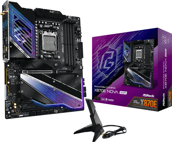 Материнська плата ASRock X870E Nova WIFI