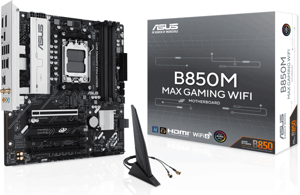 Материнська плата ASUS B850M MAX GAMING WIFI