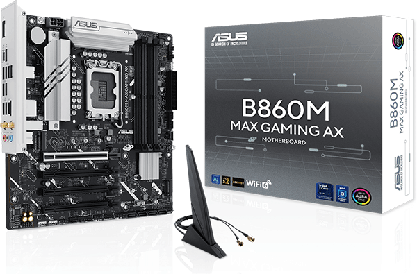 Материнська плата ASUS B860M MAX GAMING AX