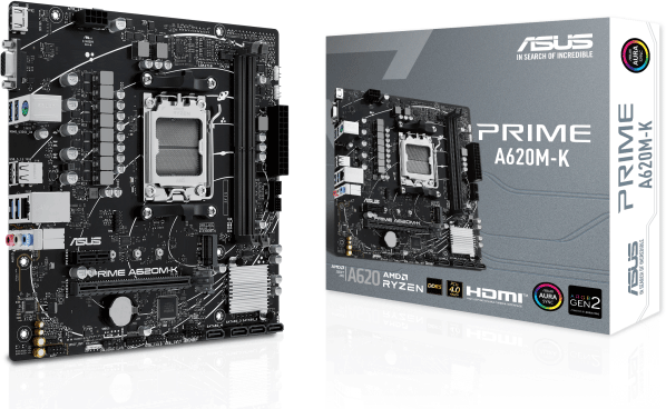 Материнська плата ASUS PRIME A620M-K Материнська плата ASUS PRIME A620M-K
