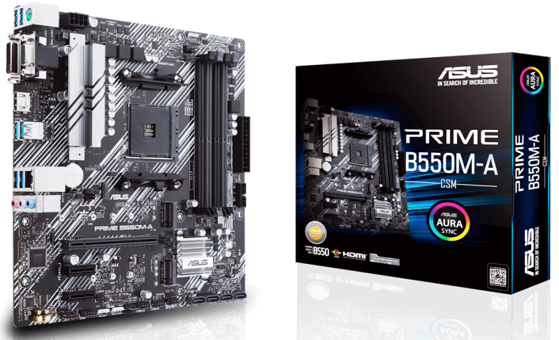 Материнська плата ASUS AM4 PRIME B550M-A