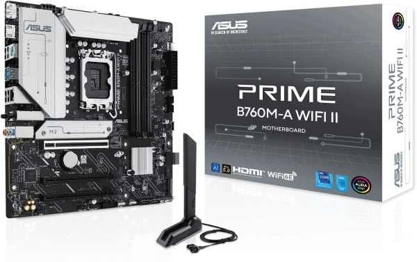 Материнська плата ASUS PRIME B760M-A WIFI II Материнська плата ASUS PRIME B760M-A WIFI II
