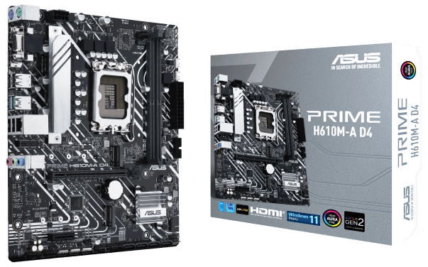 Материнська плата ASUS PRIME H610M-A D4