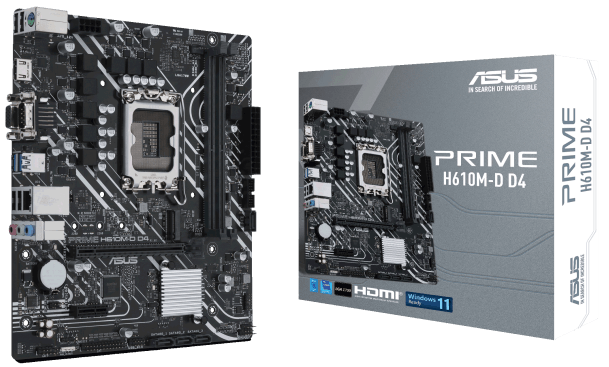 Материнська плата ASUS PRIME H610M-D D4