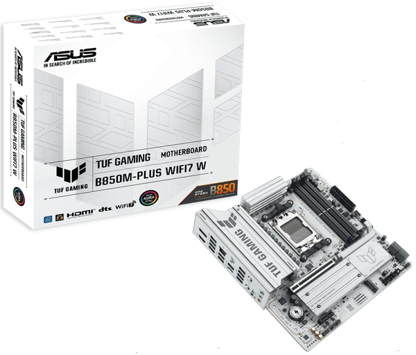 Материнська плата ASUS TUF GAMING B850M-PLUS WIFI7 W