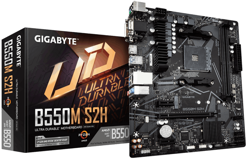 Материнська плата Gigabyte B550M S2H