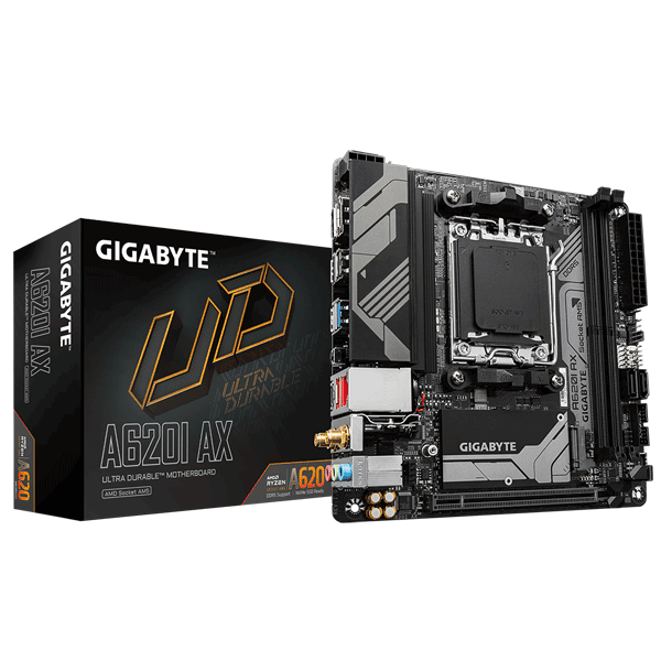 Материнська плата Gigabyte A620I AX