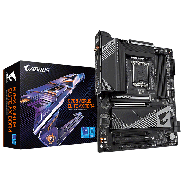 Материнська плата Gigabyte B760 AORUS ELITE AX DDR4