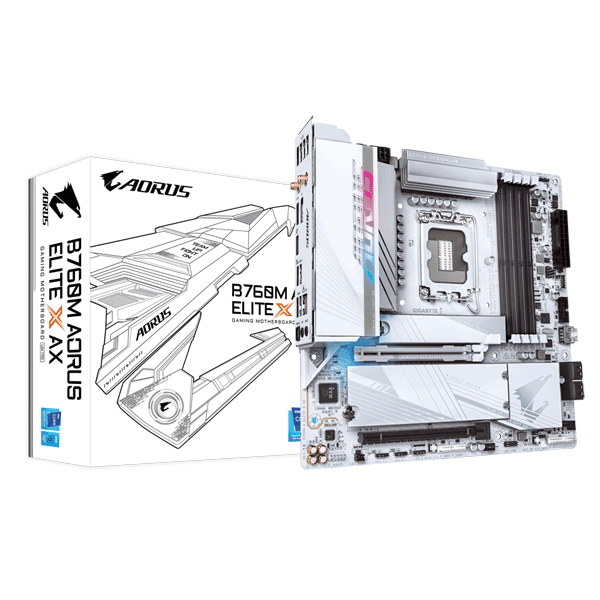 Материнська плата Gigabyte B760M AORUS ELITE X AX