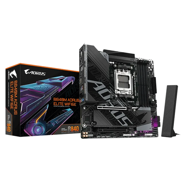 Материнська плата Gigabyte B840M AORUS ELITE WIFI6E