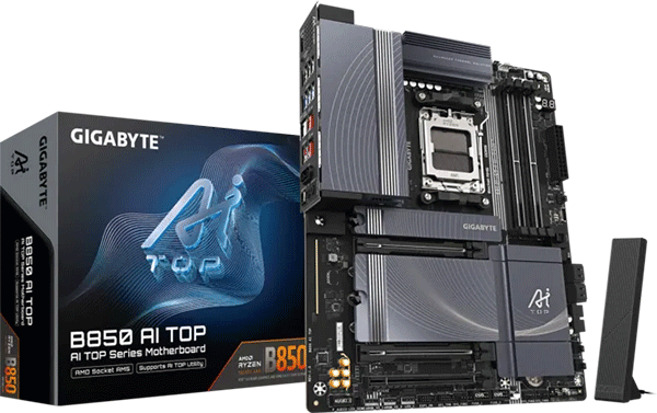 Материнська плата Gigabyte B850 AI TOP Материнська плата Gigabyte B850 AI TOP
