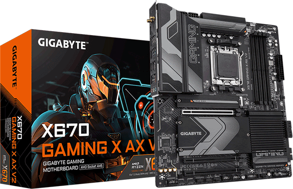 Материнська плата Gigabyte X670 GAMING X AX V2