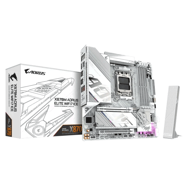 Материнська плата Gigabyte X870M AORUS ELITE WIFI7 ICE
