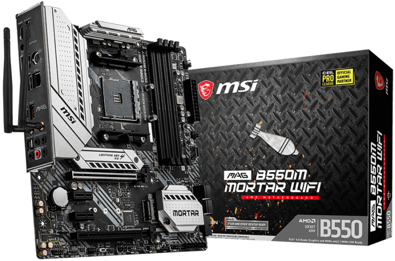 Материнська плата MSI MAG B550M MORTAR WIFI