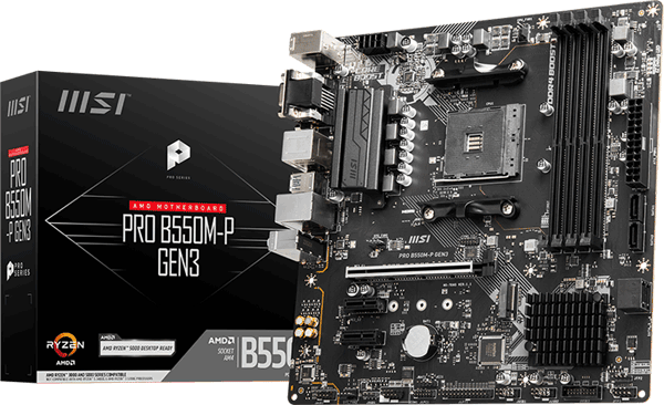 Материнська плата MSI PRO B550M-P GEN3