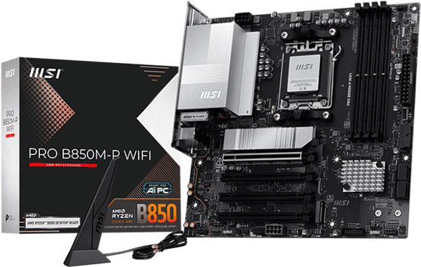 Материнська плата MSI PRO B850M-P WIFI