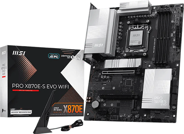 Материнська плата MSI PRO X870E-S EVO WIFI Материнська плата MSI PRO X870E-S EVO WIFI