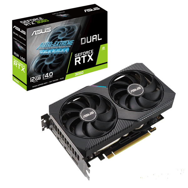 Відеокарта ASUS GeForce RTX 3060 LHR (DUAL-RTX3060-12G-V2)