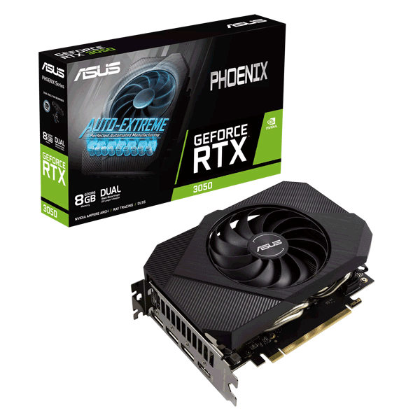 Відеокарта ASUS Phoenix GeForce RTX 3050 (PH-RTX3050-8G)