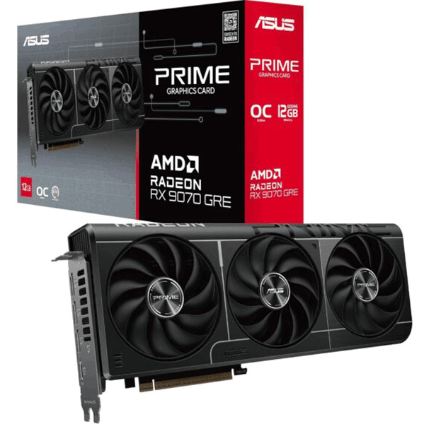 Відеокарта ASUS Prime Radeon RX 9070 GRE EVO OC Edition 12GB GDDR6 ( PRIME-RX9070GRE-O12G-EVO) Відеокарта ASUS Prime Radeon RX 9070 GRE EVO OC Edition 12GB GDDR6 ( PRIME-RX9070GRE-O12G-EVO)