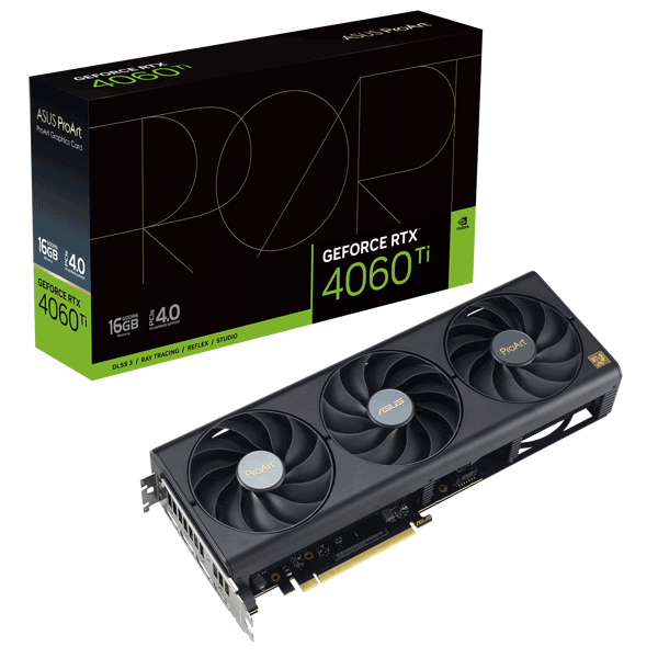 Відеокарта ASUS ProArt GeForce RTX 4060 Ti 16GB GDDR6 (PROART-RTX4060TI-16G)