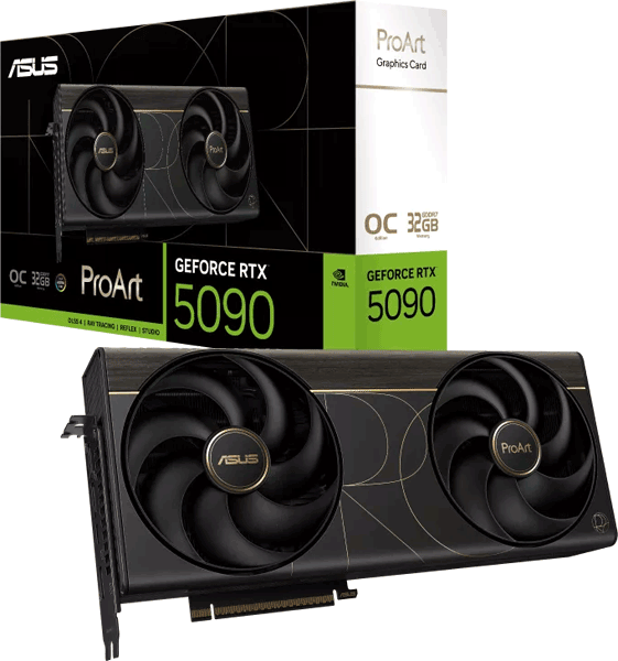 Відеокарта ASUS ProArt GeForce RTX 5090 32GB GDDR7 OC Edition (PROART-RTX5090-O32G)