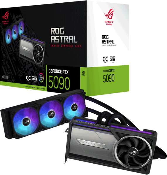 Відеокарта ASUS ROG Astral LC GeForce RTX 5090 32GB GDDR7 OC Edition (ROG-ASTRAL-LC-RTX5090-O32G-GAMING)