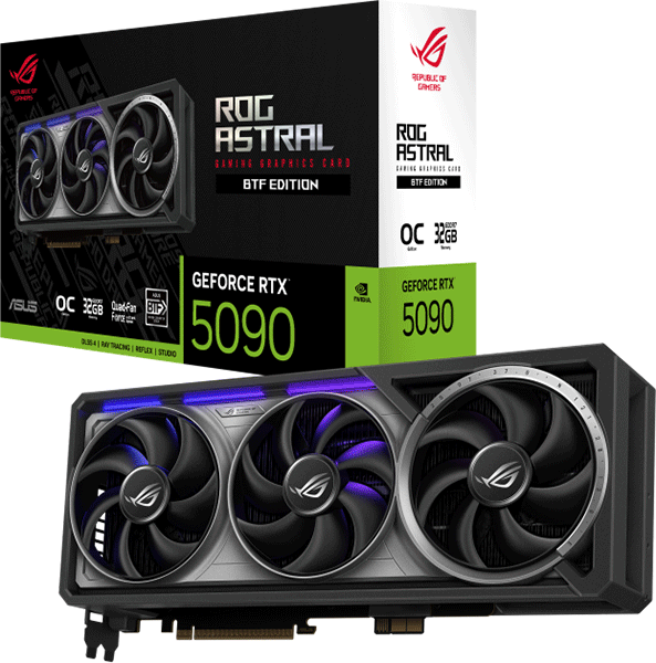 Відеокарта ASUS ROG Astral GeForce RTX 5090 32GB GDDR7 BTF OC Edition (ROG-ASTRAL-RTX5090-O32G-BTF-GAMING)