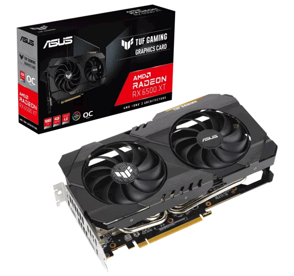 Відеокарта ASUS Radeon RX 6500 XT (TUF-RX6500XT-O4G-GAMING)