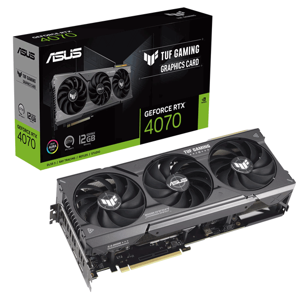 Відеокарта ASUS TUF Gaming GeForce RTX 4070 12GB GDDR6X (TUF-RTX4070-12G-GAMING)