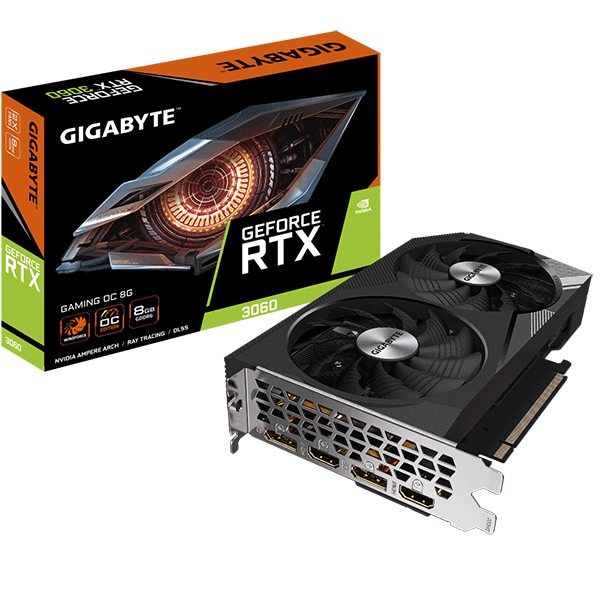 Відеокарта Gigabyte GeForce RTX 3060 GAMING OC 8G (GV-N3060GAMING OC-8GD)