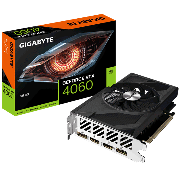 Відеокарта Gigabyte GeForce RTX 4060 D6 8G (GV-N4060D6-8GD)