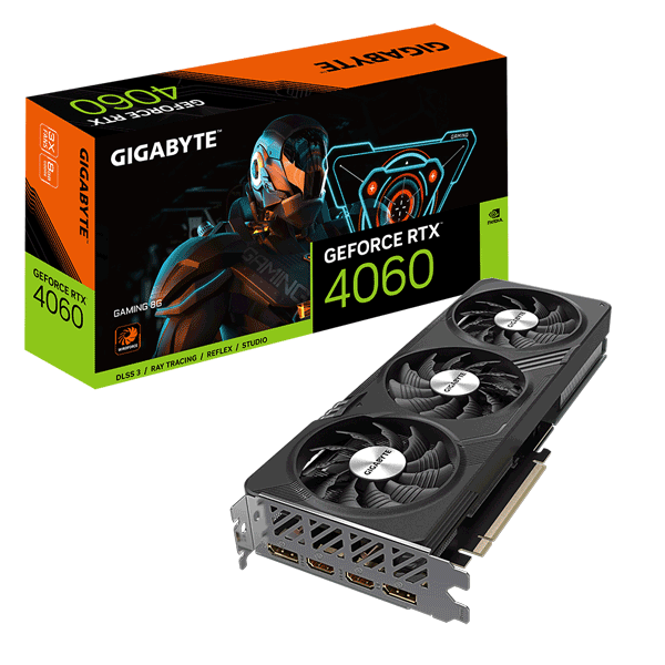 Відеокарта Gigabyte GeForce RTX 4060 GAMING 8G (GV-N4060GAMING-8GD)