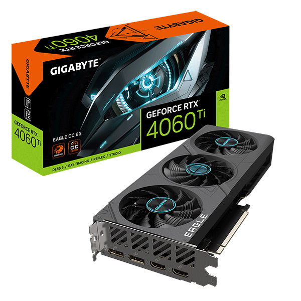 Відеокарта Gigabyte GeForce RTX 4060 Ti EAGLE OC 8G (GV-N406TEAGLE OC-8GD)