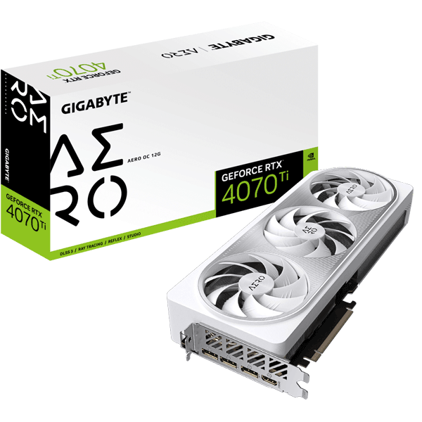 Відеокарта Gigabyte GeForce RTX 4070 Ti AERO OC V2 12G (GV-N407TAERO OCV2-12GD)