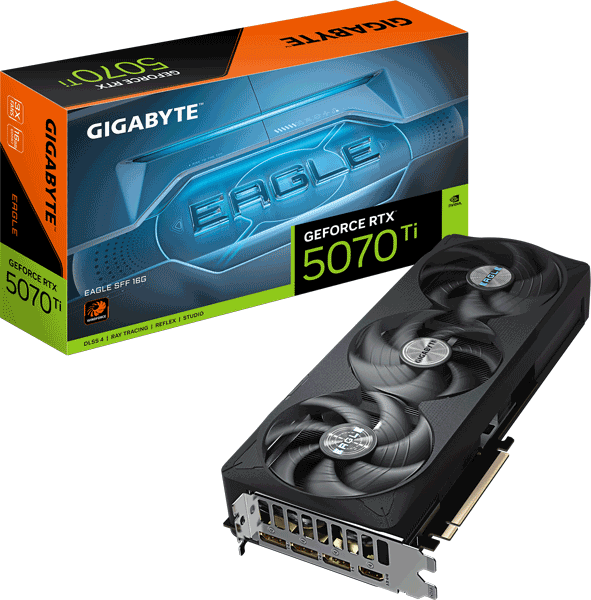 Відеокарта Gigabyte GeForce RTX 5070 Ti EAGLE SFF 16G (GV-N507TEAGLE-16GD)